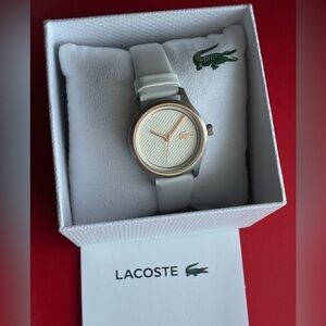 Lacoste White and Silver Women's Watch